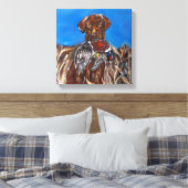 TOILE LABRADOR RETRIEVER CHOCOLAT (Insitu(Chambre))
