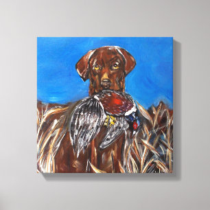 TOILE LABRADOR RETRIEVER CHOCOLAT