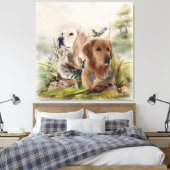 Toile Labrador Retrivers avec faisan, Art (Insitu(Chambre))