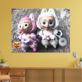 Toile Labubu Tricks et Traitements (Insitu(Salon))