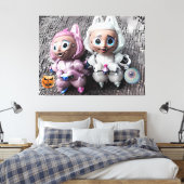 Toile Labubu Tricks et Traitements (Insitu(Chambre))