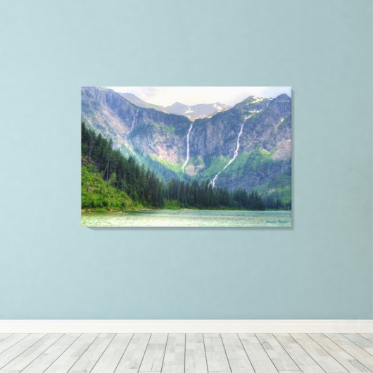 Toile Lac Avalanche (Insitu (Plancher de Bois))