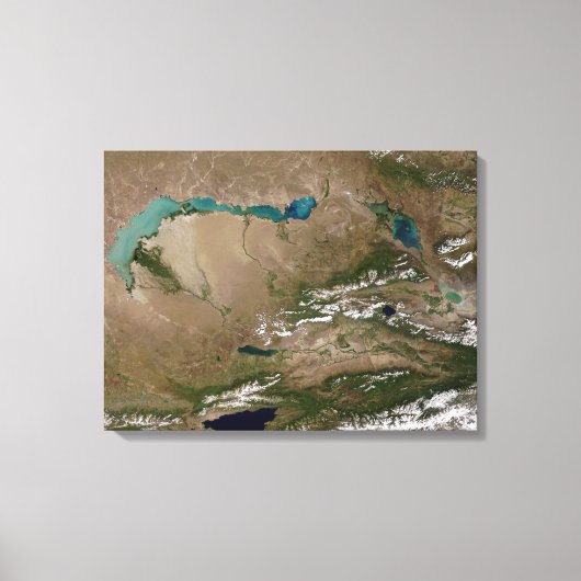 Toile Lac Balkhash dans l'est du Kazakhstan (Recto)