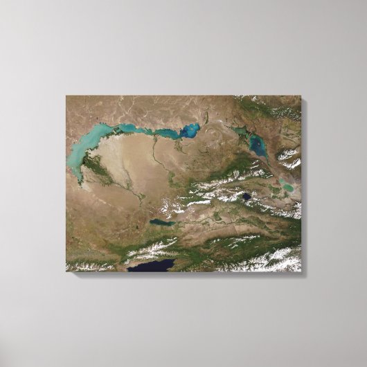 Toile Lac Balkhash dans l'est du Kazakhstan (Recto)