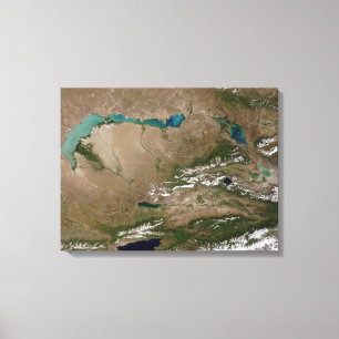 Toile Lac Balkhash dans l'est du Kazakhstan