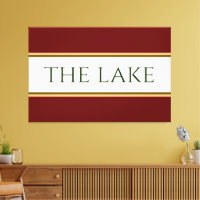 LAC Bold Rouge Blanc Orange Brown rayures