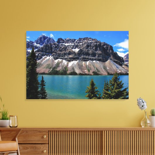 Toile Lac Bow, Banff NP, Alberta (Insitu(Salon))