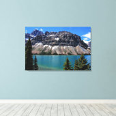 Toile Lac Bow, Banff NP, Alberta (Insitu (Plancher de Bois))