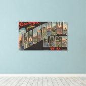 Toile Lac Chautauqua - Grandes Scènes Lettre (Insitu (Plancher de Bois))