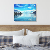 Toile Lac d'Annecy - Baie de Talloires (Insitu(Chambre))