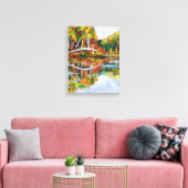 Toile Lac d'automne (Insitu(Salon))
