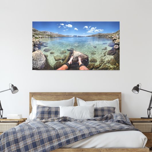 Toile Lac de Désolation - Sierra (Insitu(Chambre))