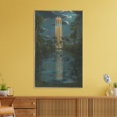 Toile Lac de Galles, FL - Vue sur le lac du Mt. & Chante (Insitu(Salon))