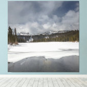 Toile Lac de la Sierra Nevada (Insitu (Plancher de Bois))