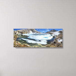 Toile Lac de l'Ours blanc congelé - Sierra