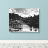 Toile Lac de montagne (Insitu (Plancher de Bois))
