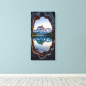 Toile Lac de montagne (Insitu (Plancher de Bois))