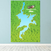 Toile Lac de Poyang (Insitu (Plancher de Bois))