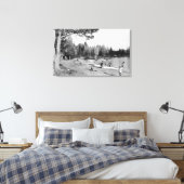Toile Lac Diamond, Oregon Beach Swimmers Photographie (Insitu(Chambre))