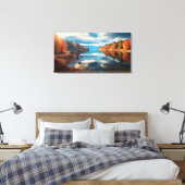Toile Lac en automne (Insitu(Chambre))