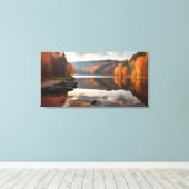 Toile Lac en automne (Insitu (Plancher de Bois))