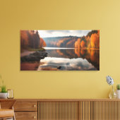 Toile Lac en automne (Insitu(Salon))