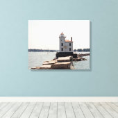 Toile Lac Erie Lighthouse (Insitu (Plancher de Bois))