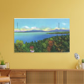 Toile Lac et Green Mountains (Insitu(Salon))