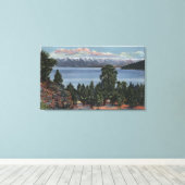 Toile Lac Flathead, Montana (Insitu (Plancher de Bois))