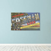 Toile Lac Freeman - Scènes à grandes lettres (Insitu (Plancher de Bois))