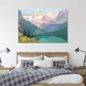Toile Lac Gosau avec le Dachstein (Insitu(Chambre))