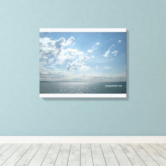 Toile Lac Huron (Insitu (Plancher de Bois))