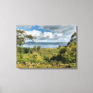 Toile Lac irlandais sous Irish Sky