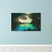 Toile Lac Kenai, Alaska, collecte des tempêtes (Insitu (Plancher de Bois))