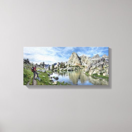 Toile Lac Minaret - Ansel Adams Wilderness - Sierra (Recto)