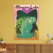 Toile Lac Moraine Canada (Insitu(Salon))