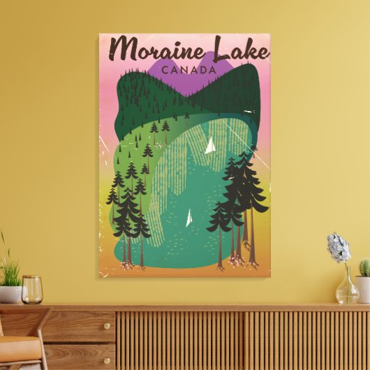 Toile Lac Moraine Canada (Insitu(Salon))