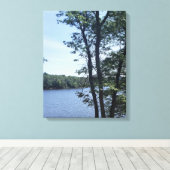 Toile Lac Nokomis 1 (Insitu (Plancher de Bois))