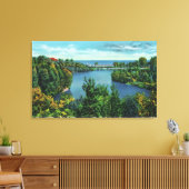Toile Lac Ontario et Durand Eastman Park (Insitu(Salon))