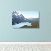 Toile Lac Peyto - Parc national Banff, Alberta, Canada (Insitu (Plancher de Bois))