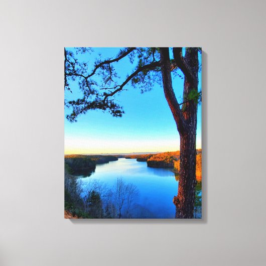 Toile Lac Philpott en Virginie (Recto)