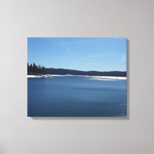 Toile Lac Shaver en hiver (Recto)