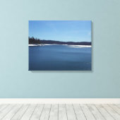 Toile Lac Shaver en hiver (Insitu (Plancher de Bois))