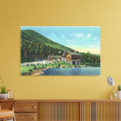 Toile Lac Stevens Vue de la maison de péage (Insitu(Salon))