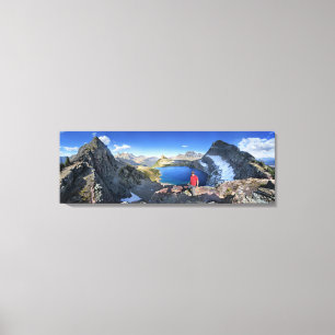 Toile Lac Sue Vue sur 2 - Parc national des Glaciers