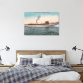 Toile Lac Tahoe, CA - Bateau à vapeur Tahoe (Insitu(Chambre))