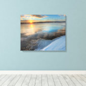 Toile Lac Teslin Après Une Tempête De Défrichement, Yuko (Insitu (Plancher de Bois))