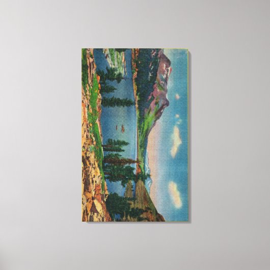 Toile Lac Tioga et Mont Dana dans Haute Sierra (Recto)