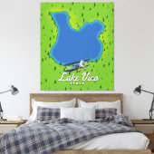 Toile Lac Vico Italie (Insitu(Chambre))