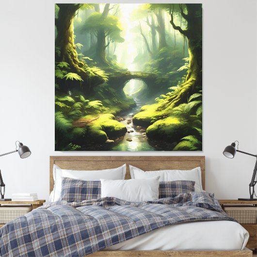 Toile L'acceptation de la forêt (Insitu(Chambre))